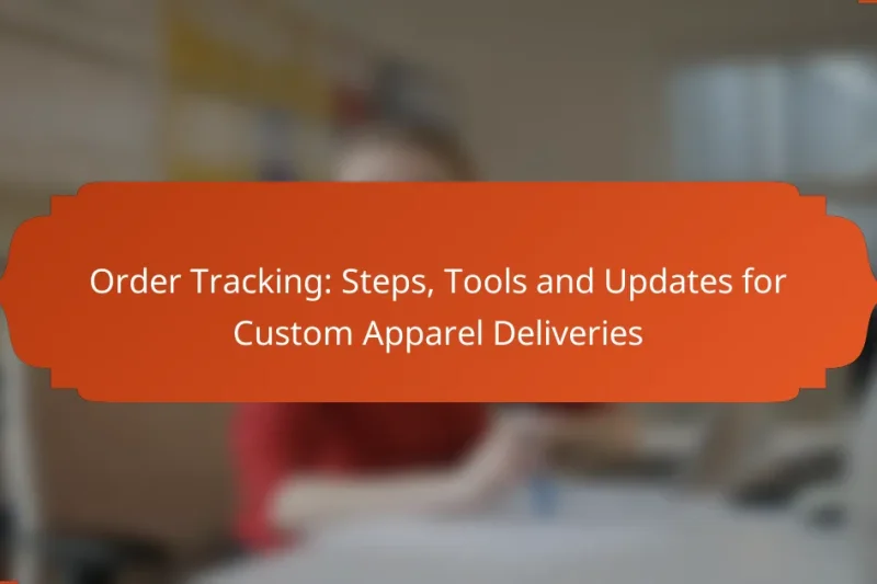Order Tracking: Steps, Tools and Updates for Custom Apparel Deliveries